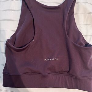 Paragon Fitwear purple cut out sports bra